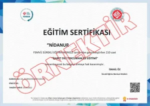 İşaret Dili Öğretici ve Tercüman Eğitimi
